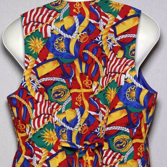 Pendleton Nautical Vest Women's Size 12 - Picture 2 of 3